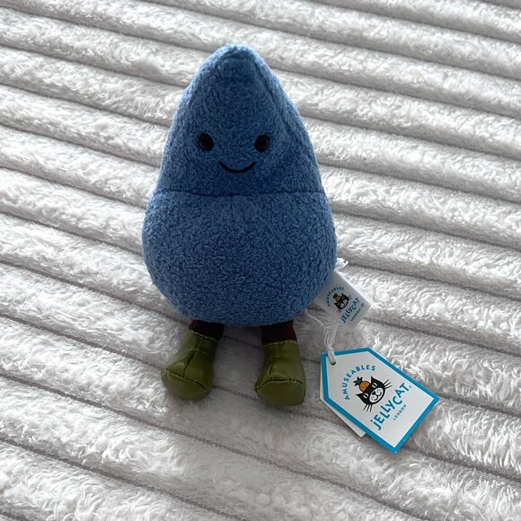 Jellycat Other - JELLYCAT AMUSEABLES HAPPY RAINDROP-A4HRD-5.1" TALL-NWT!